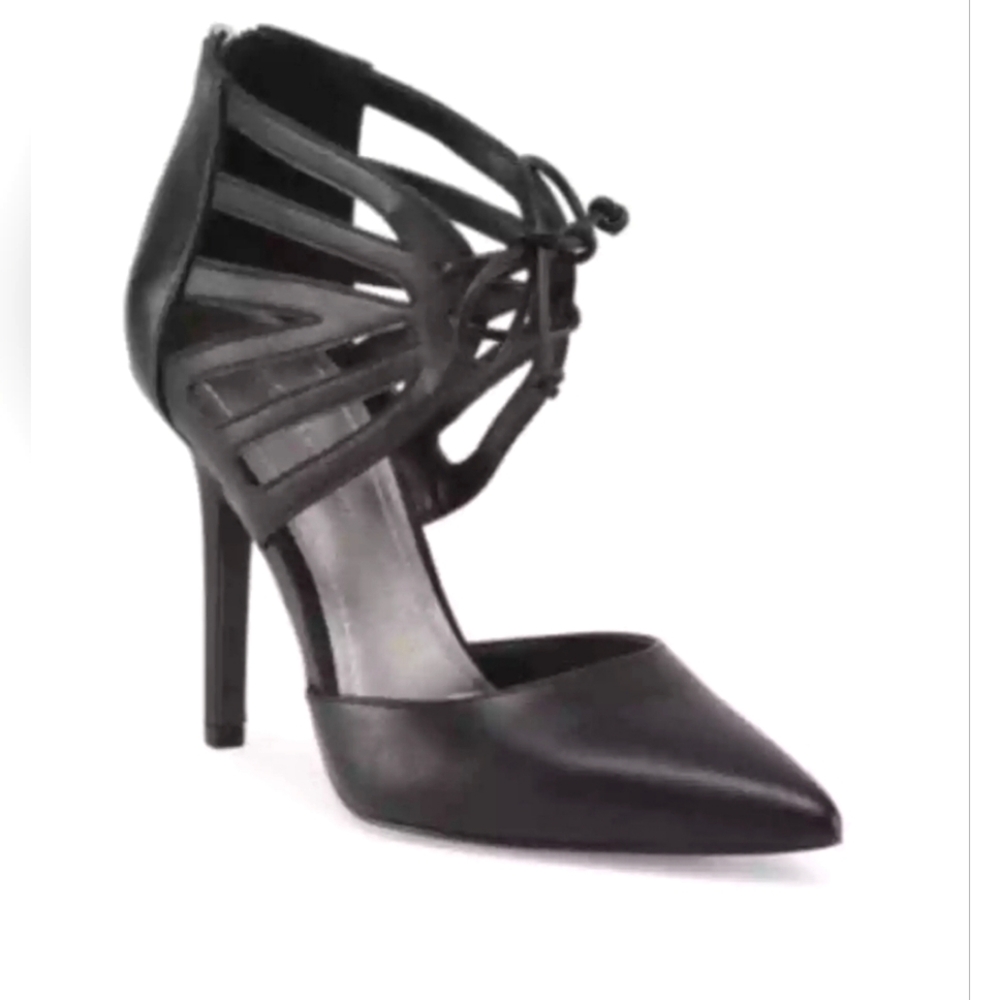 BCBGeneration Delphina Lace Up Heel In Black Size 10M